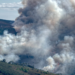 Incendi in Spagna e Francia