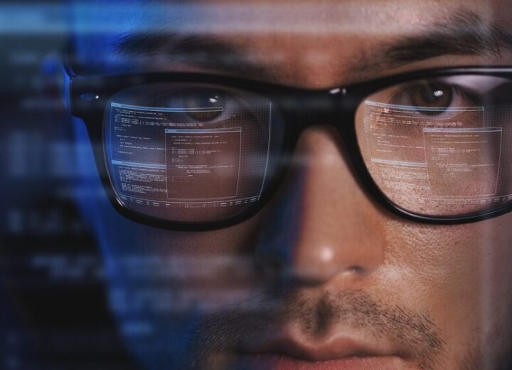 Smart glasses in uso