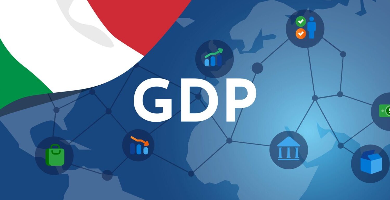 Grafico sulla crescita del Pil italiano