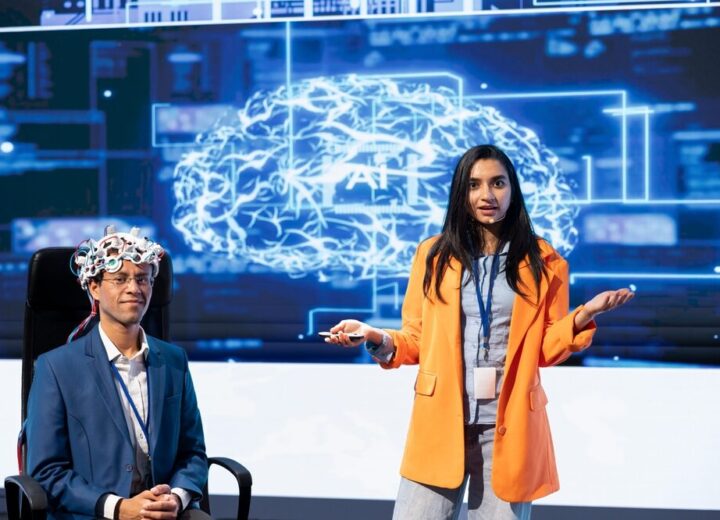 Immagine di chip progettati con intelligenza artificiale