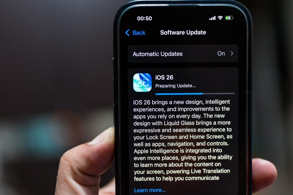 Screenshot della beta di iOS 27.2 con nuove funzionalità