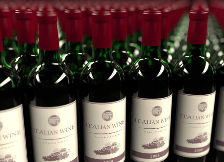 Vino italiano in esportazione
